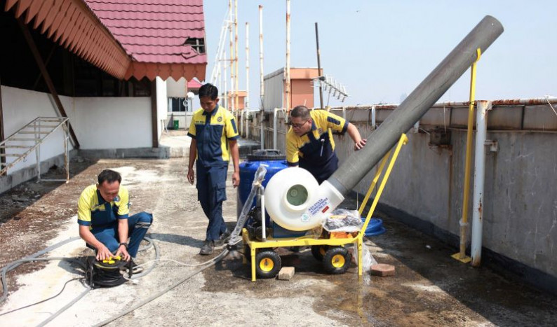 Heru: Semua Gedung Pemda DKI Sudah Terpasang Water Mist Generator  