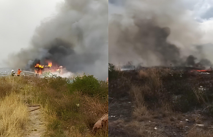 Kebakaran Besar Landa TPA Jatibarang Semarang