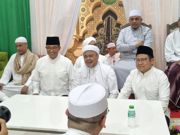 Anies dan Cak Imin Hadiri Akad Nikah Anak Rizieq Shihab