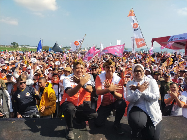 Jelang Deklarasi Anies Baswedan Blusukan ke Pasar Cikurubuk Tasikmalaya