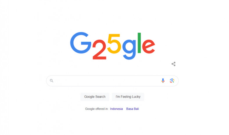 Rayakan Ulang Tahun Ke-25 Google