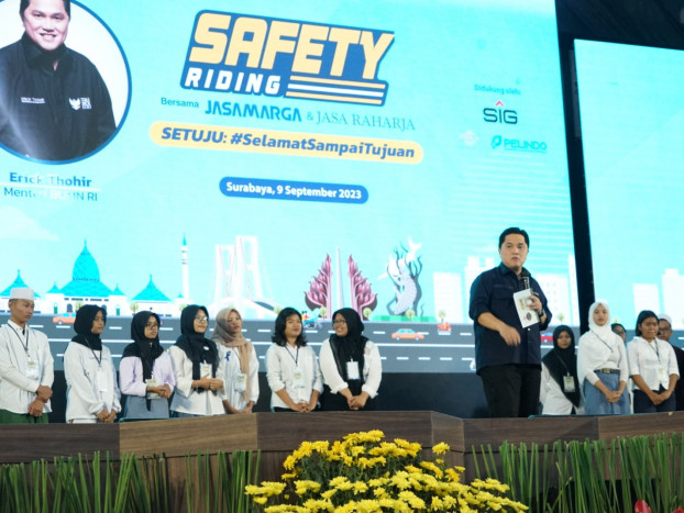 Safety Riding di Surabaya, BUMN Jaga Keselamatan Pemuda Jatim