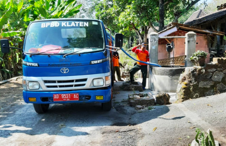 Dampak El Nino, Sebanyak 4.099 KK Penerima Manfaat Droping Air BPBD Klaten