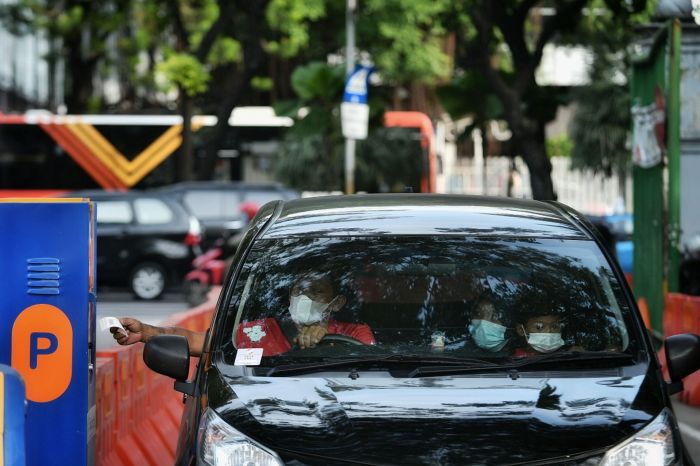 Kendaraan belum Uji Emisi Dikenakan Tarif Parkir Rp7.500 per Jam