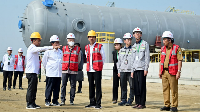 Pabrik Petrokimia PT Lotte Chemical di Cilegon Senilai Rp60 Triliun Selesai Dibangun Maret 2025