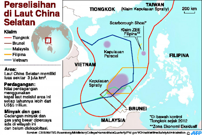 Indonesia Percepat Negosiasi Kode Etik di Laut China Selatan