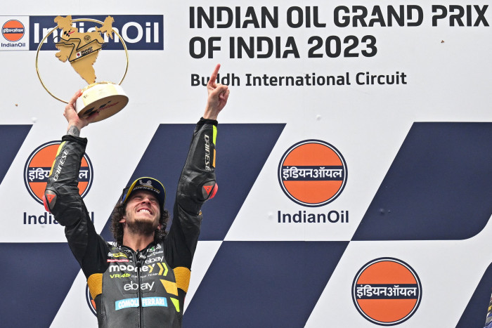 Marco Bezzecchi Juara Seri Perdana MotoGP di India