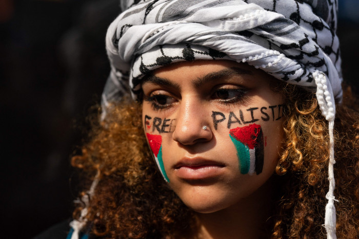 Demonstrasi Pro-Palestina di New York Kecam Pemerintah Israel
