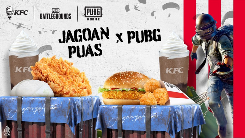 KFC Jalin Kerja Sama dengan PUBG: Battlegrounds dan PUBG Mobile