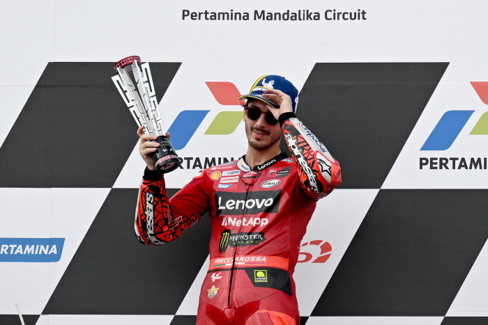 Bagnaia Menang Dramatis di MotoGP Indonesia