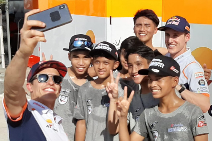 Marquez Senang Indonesia Punya Banyak Pembalap Muda