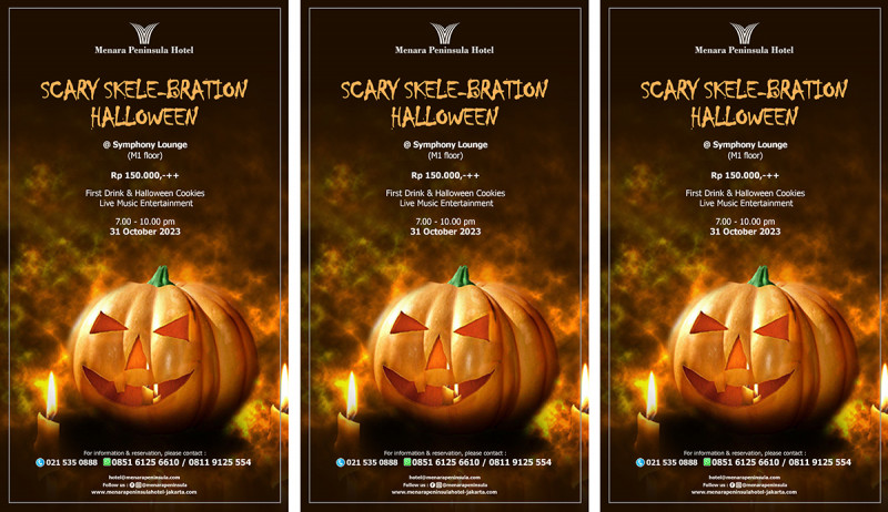 Scary Skele-Bration Halloween Party Symphony Lounge Menara Peninsula