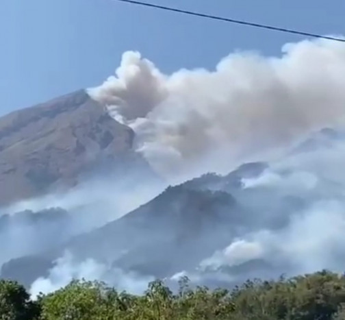 Kebakaran di Gunung Merbabu Meluas Sampai Magelang