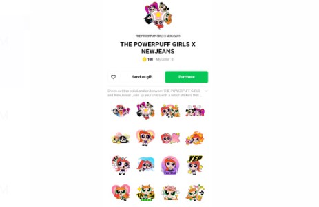 Line Rilis Stiker Kolaborasi The Powerpuff Girls x NewJeans