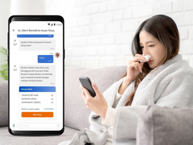 Alodokter Gandeng Perusahaan Asuransi demi Optimalkan Telemedisin Nontunai