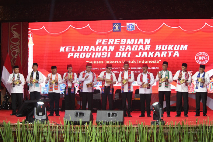 Kelurahan di DKI Jakarta 100 Persen Berpredikat Sadar Hukum