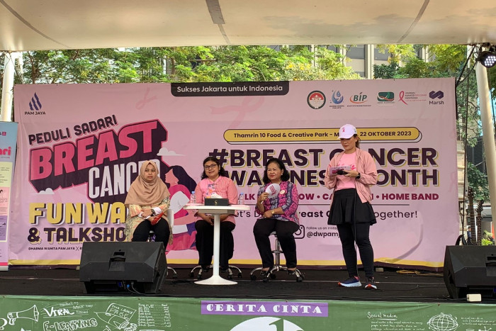 Edukasi PAM Jaya untuk Warga Sadari Kanker Payudara