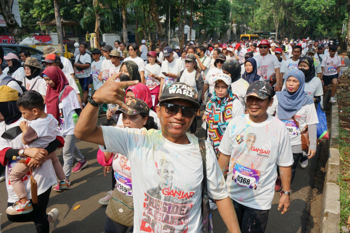 Kawan Juang GP Gelar 'Ganjar Mahfud Full Color' di Kota Bogor