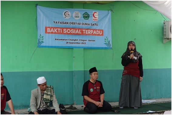 Yayasan Gebyar Dunia Satu Gelar Bakti Sosial di Kota Cilegon dan Kabupaten Pandeglang