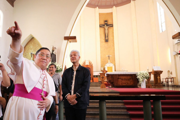 Temui Uskup Malang, Ganjar Tegaskan Komitmen Menjaga Kebangsaan