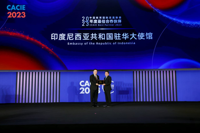 KBRI Beijing Raih Penghargaan dari Tiongkok dalam CACIE 2023
