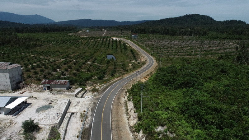 Pembangunan Jalan Nanga Era-Batas Kaltim Sepanjang 24,878 Km Selesai Mei 2024
