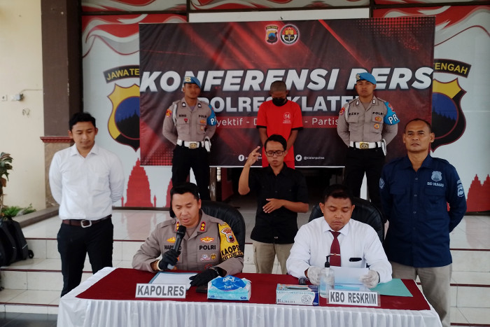 Polres Klaten Tangkap Pembakar Hutan di Kecamatan Bayat