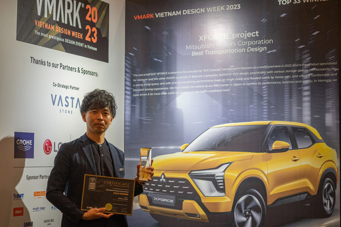 Mitsubishi Xforce Sabet Penghargaan VMARK Vietnam Design Award 2023