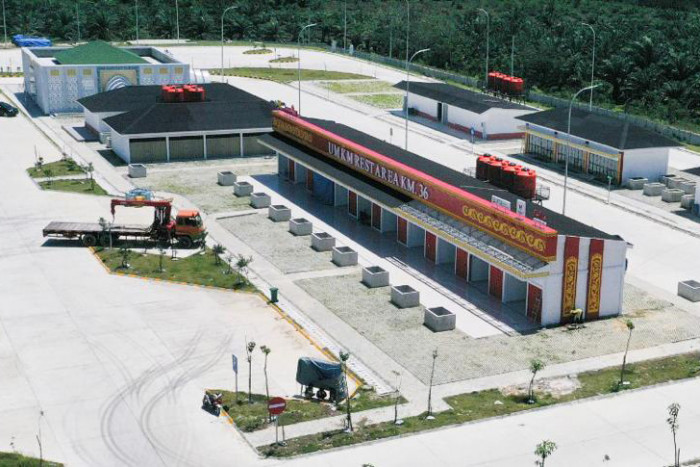 Rest Area Tol Pekanbaru-Bangkinang Segera Rampung