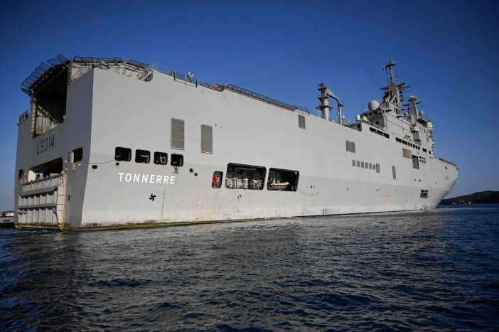 Prancis Kirim Kapal Angkatan Laut ke Gaza, Palestina