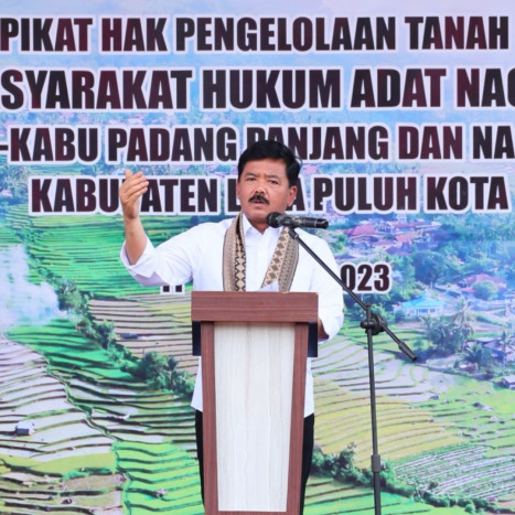 Menteri ATR/BPN: Kedaulatan dan Kesejehteraan Masyarakat Adat lewat HPL Tanah Ulayat