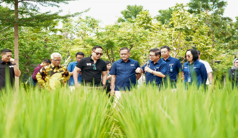 Wamen BUMN Tinjau Program Smart Precision Farming Petrokimia Gresik