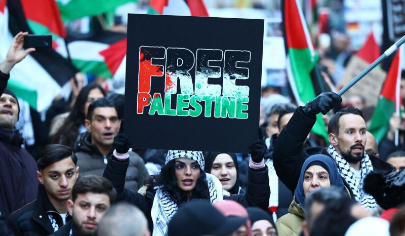 Tuntutan Kemerdekaan Palestina Menggema di Seluruh Penjuru Eropa