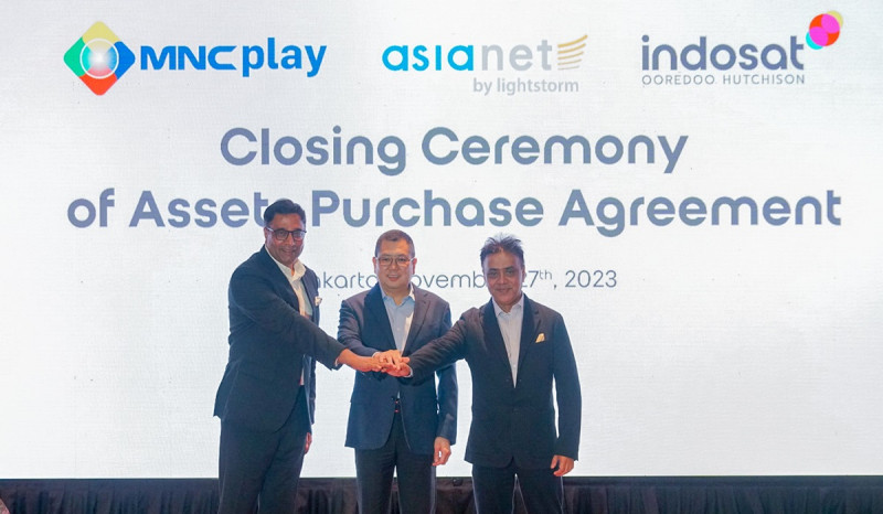 Indosat, Asianet, dan MNC Play Lakukan Akuisisi Strategis