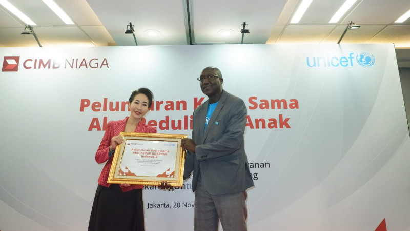 CIMB Niaga Berkolaborasi dengan  UNICEF  Atasi Gizi Buruk untuk Cegah Stunting di NTT