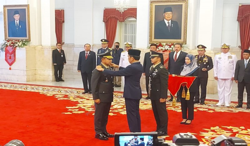 Presiden Jokowi Resmi Lantik Agus Subiyanto jadi Panglima TNI