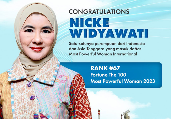 Nicke Widyawati Kembali Masuk di Fortune 100 Most Powerful Women 