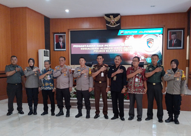 Polres Klaten Gelar Sosialisasi Alokasi Anggaran Tahun 2024