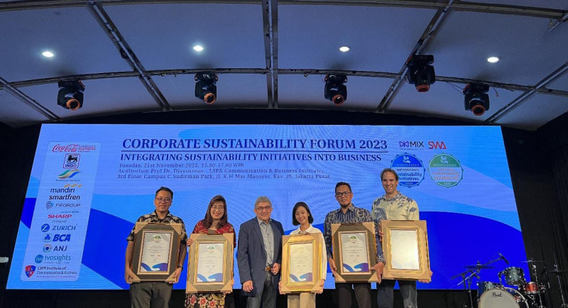 Danone Raih Enam Penghargaan di Indonesia’s Best Corporate Sustainability Initiatives 2023
