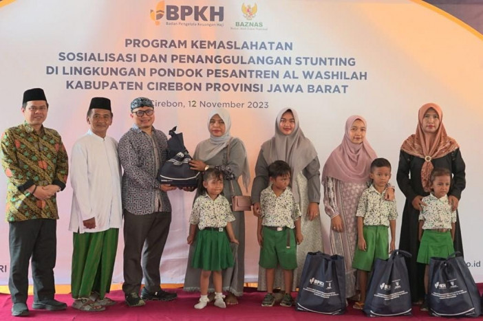 BPKH-Baznas Salurkan Paket Bantuan Penanggulangan Stunting di Kabupaten Cirebon