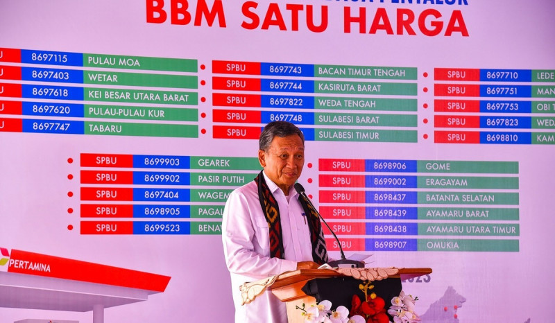 Cegah Ketimpangan Harga, ESDM Resmikan 26 SPBU BBM Satu Harga di Maluku-Papua