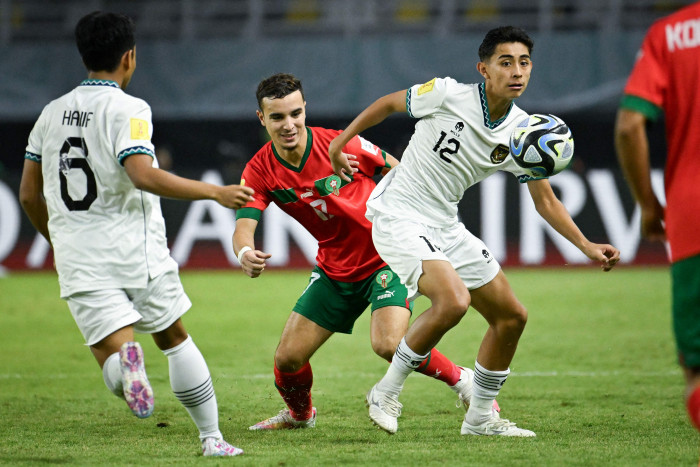 Timnas U-17 Maroko Unggul 3-1 atas Garuda Muda