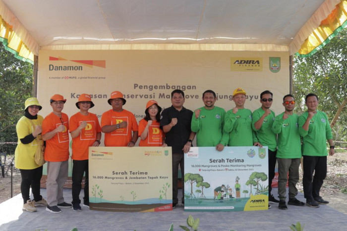 Danamon dan Adira Finance Kembangkan Kawasan Mangrove Tanjung Piayu