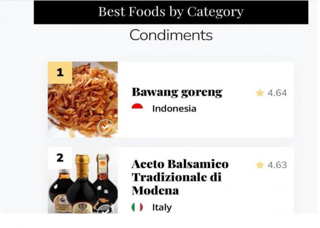 Wow! Bawang Goreng Indonesia Jadi Bumbu Makanan Terenak Dunia   