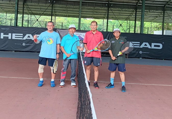 Didukung Pelti, Alumni Smandel Gelar Turnamen Tenis Kelompok Umur
