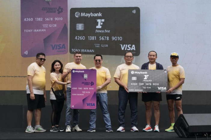 Bidik Milenial Urban, Maybank Luncurkan Kartu Kredit Celebrity Fitness dan Fitness First