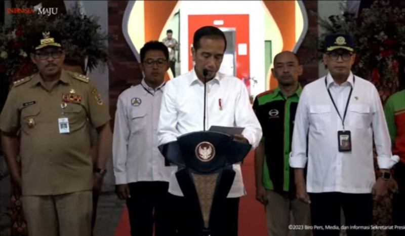Jokowi Resmikan Terminal Tingkir di Kota Salatiga