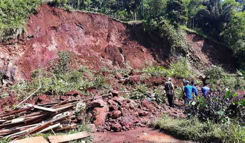 38 Jiwa Terdampak Tanah Longsor di Kabupaten Sukabumi