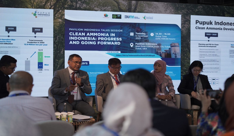 Pupuk Indonesia Mulai Bangun Pabrik Clean Ammonia di 2026
