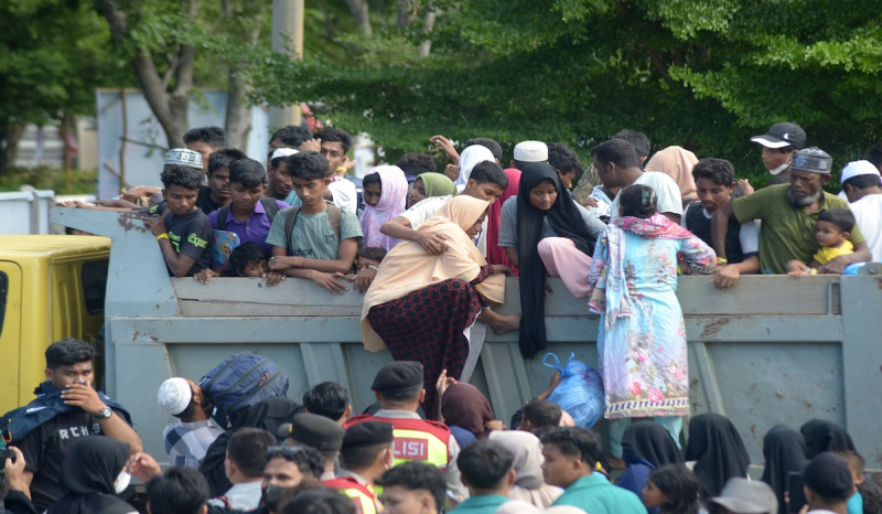 Aksi Pengusiran Paksa Pengungsi Rohingya di Aceh Dikecam